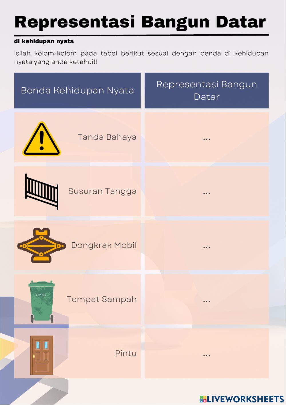 Stage 1 - Mengenali Bentuk Geometri