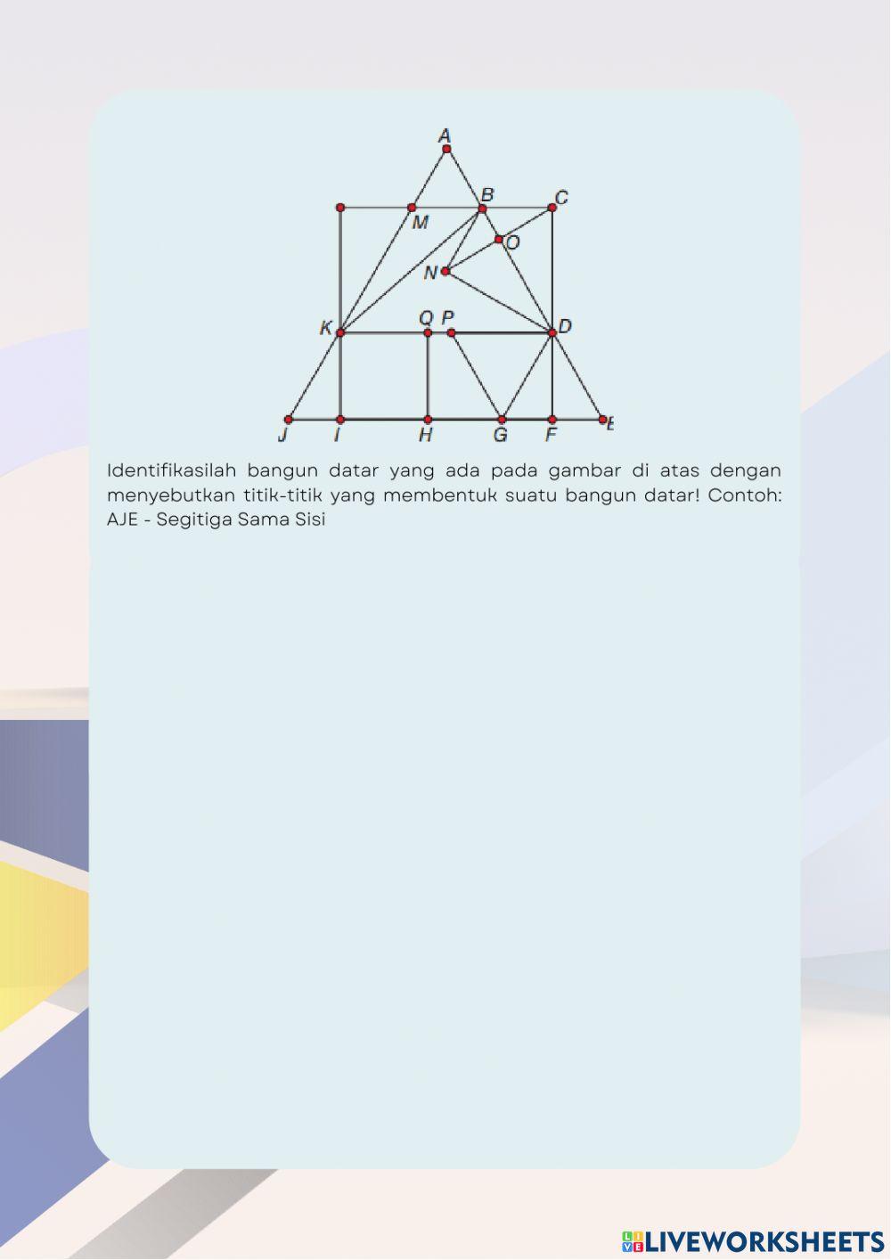 Stage 1 - Mengenali Bentuk Geometri