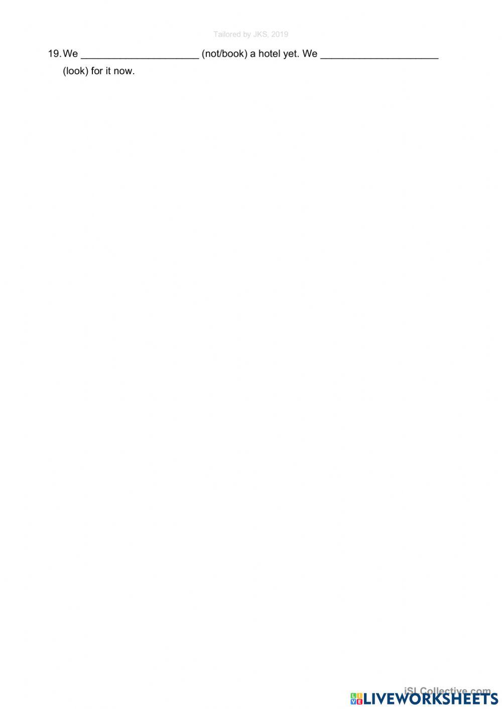 Present Simple, Present Continuous, Present Perfect