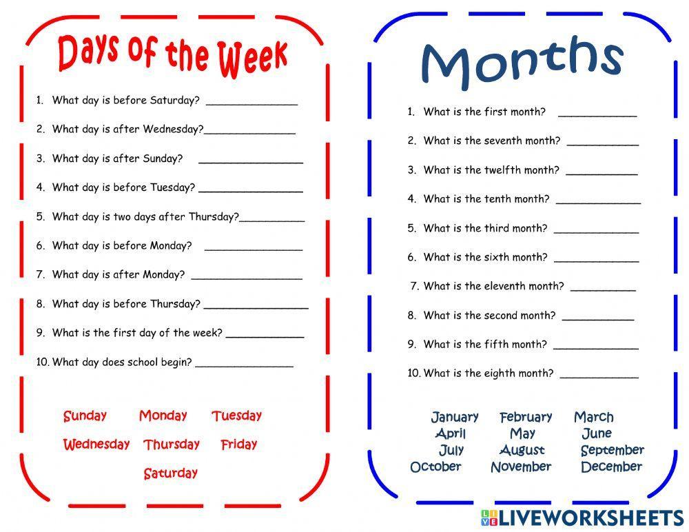 7082549 months and days of the week berenice p ramo