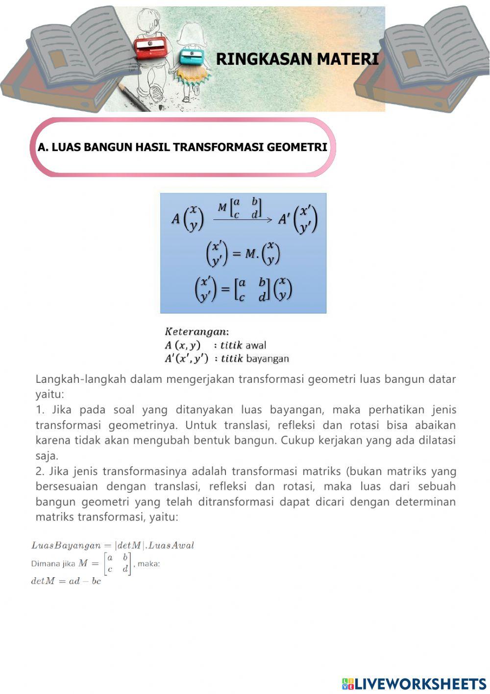 LKS-TRANSFORMASI GEOMETRI-2