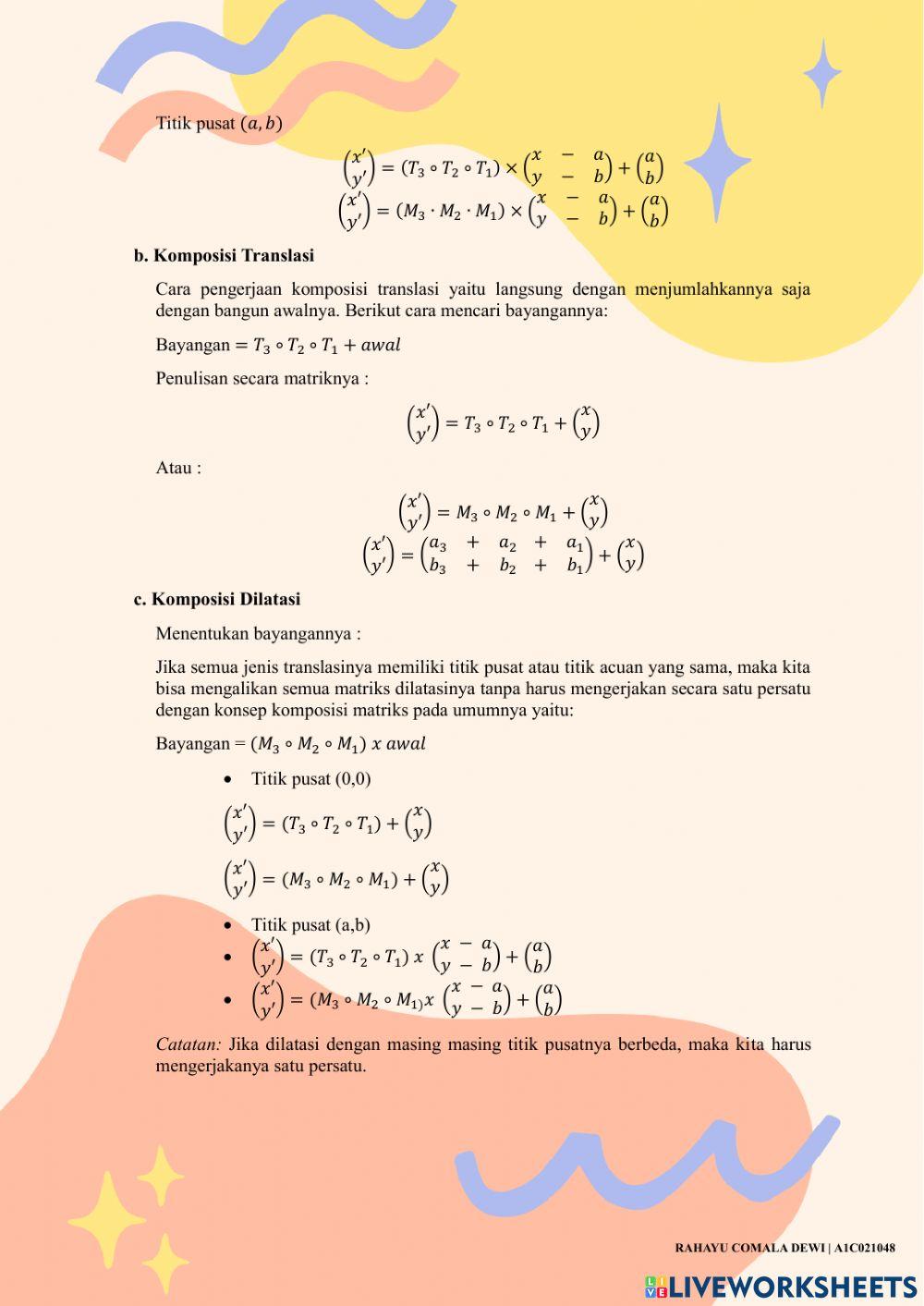 Transformasi Geometri
