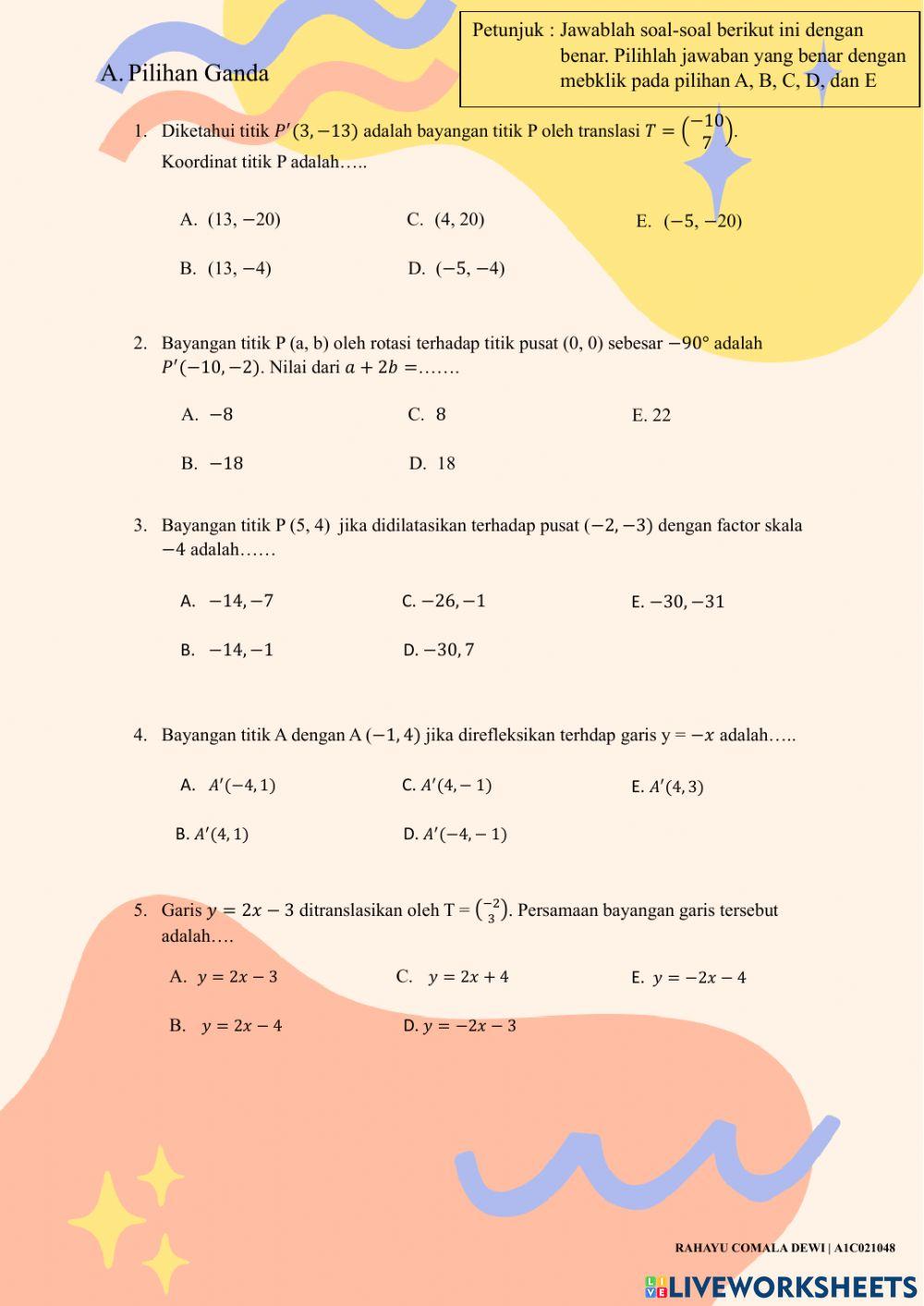 Transformasi Geometri