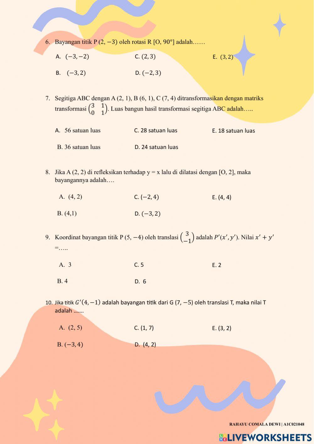 Transformasi Geometri