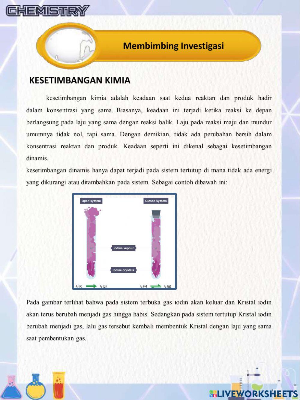 Kesetimbangan Kimia 2