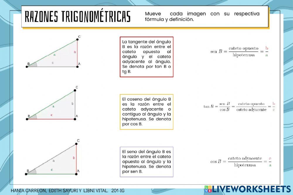 Razones trigonométricas