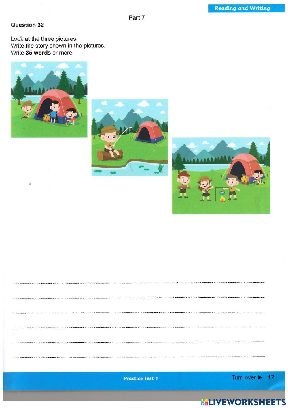 A2 Key practice test 1 - Listening