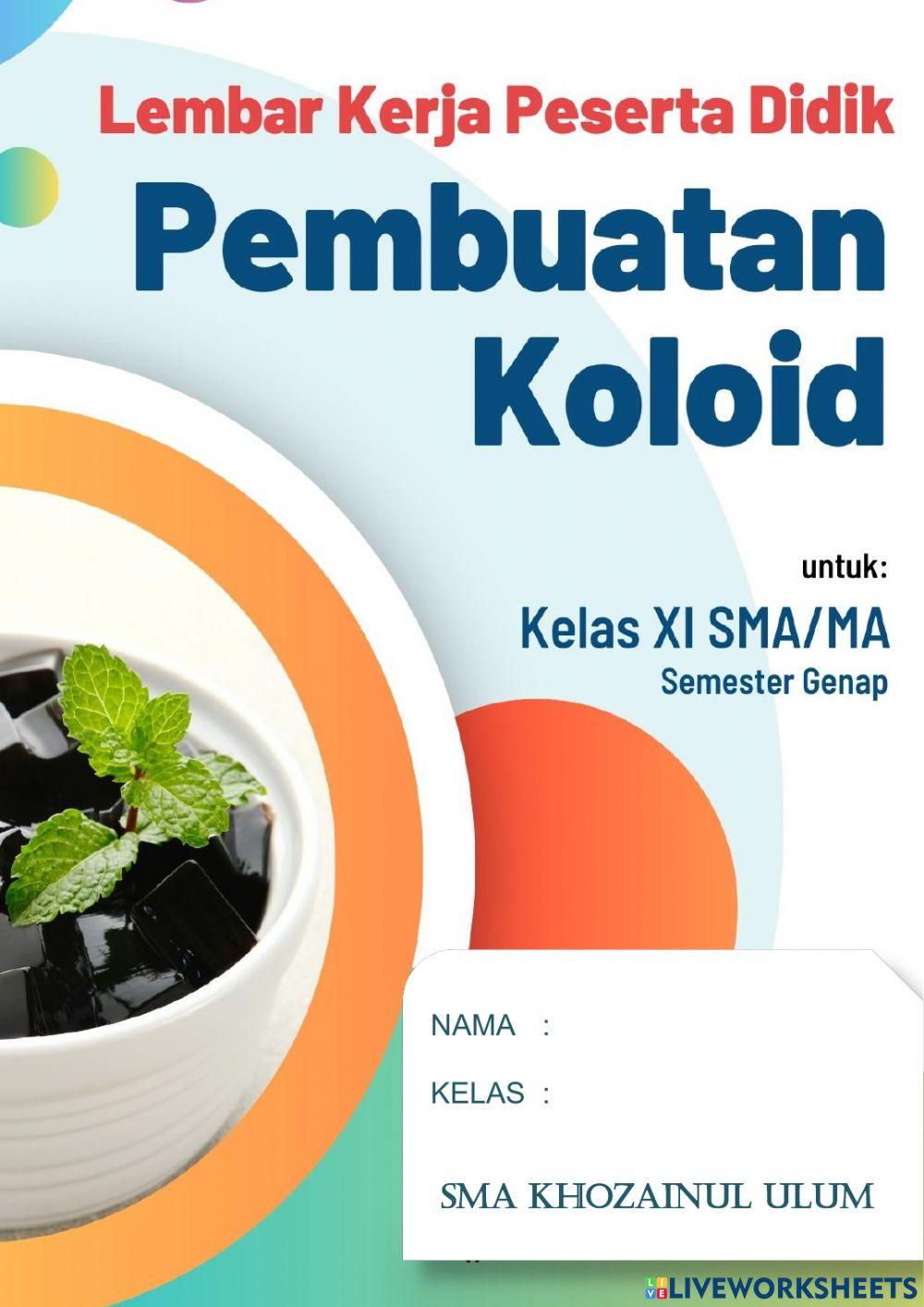 Pembuatan Koloid