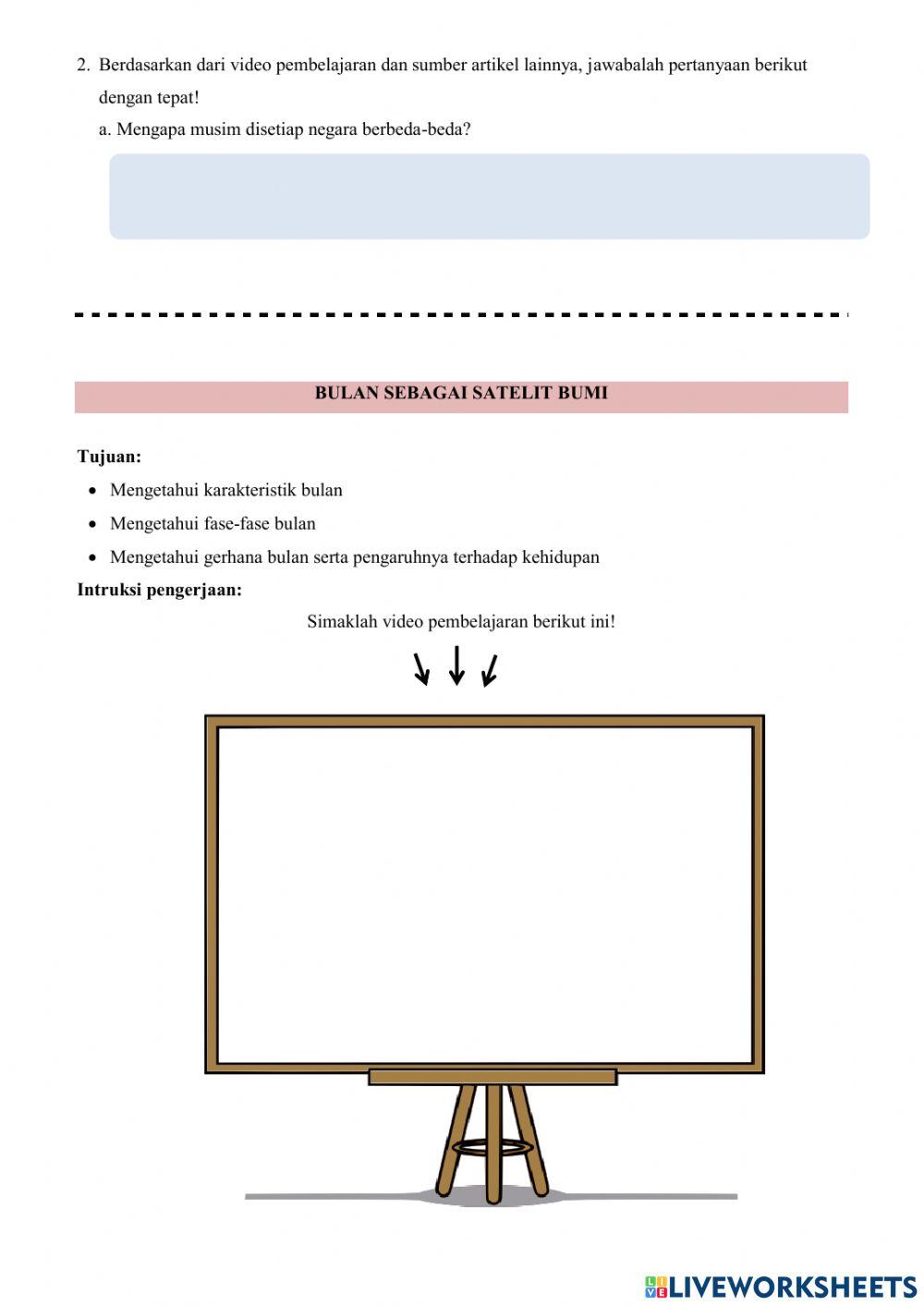 LKPD 2 - Bumi dan Satelitnya