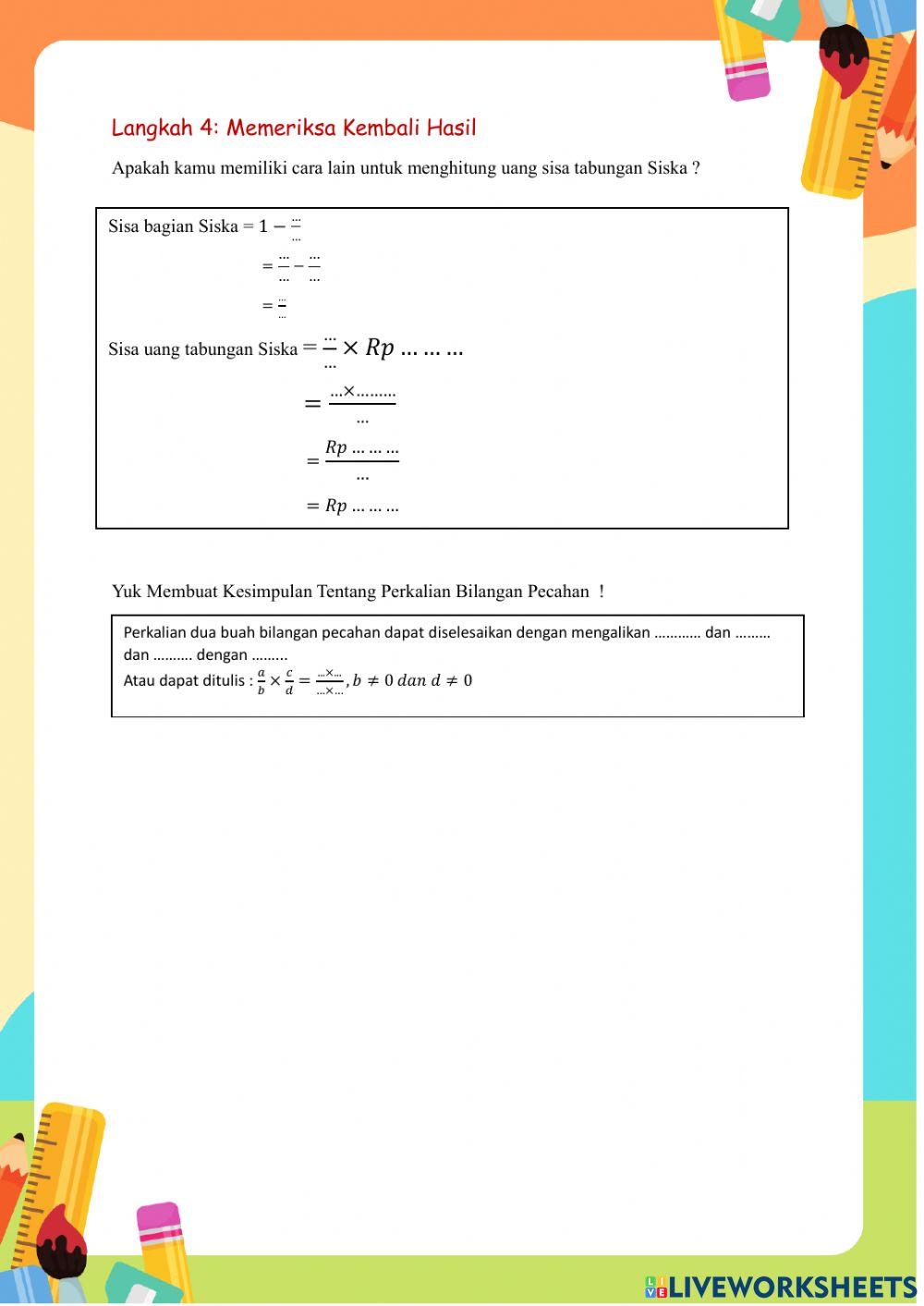 LKPD Pertemuan 1 - SOAL PEMECAHAN MASALAH BERORIENTASI AKM