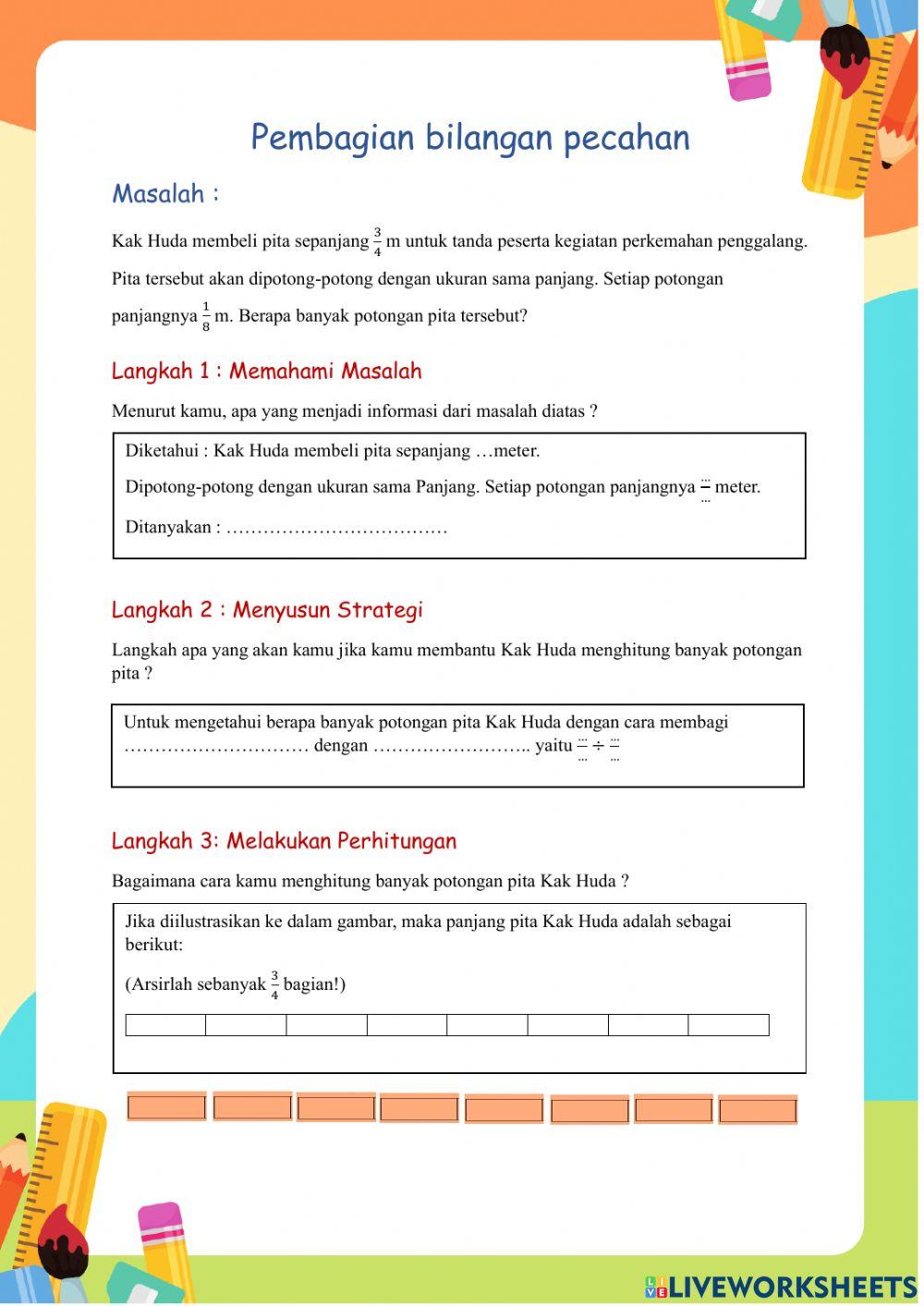 LKPD Pertemuan 1 - SOAL PEMECAHAN MASALAH BERORIENTASI AKM