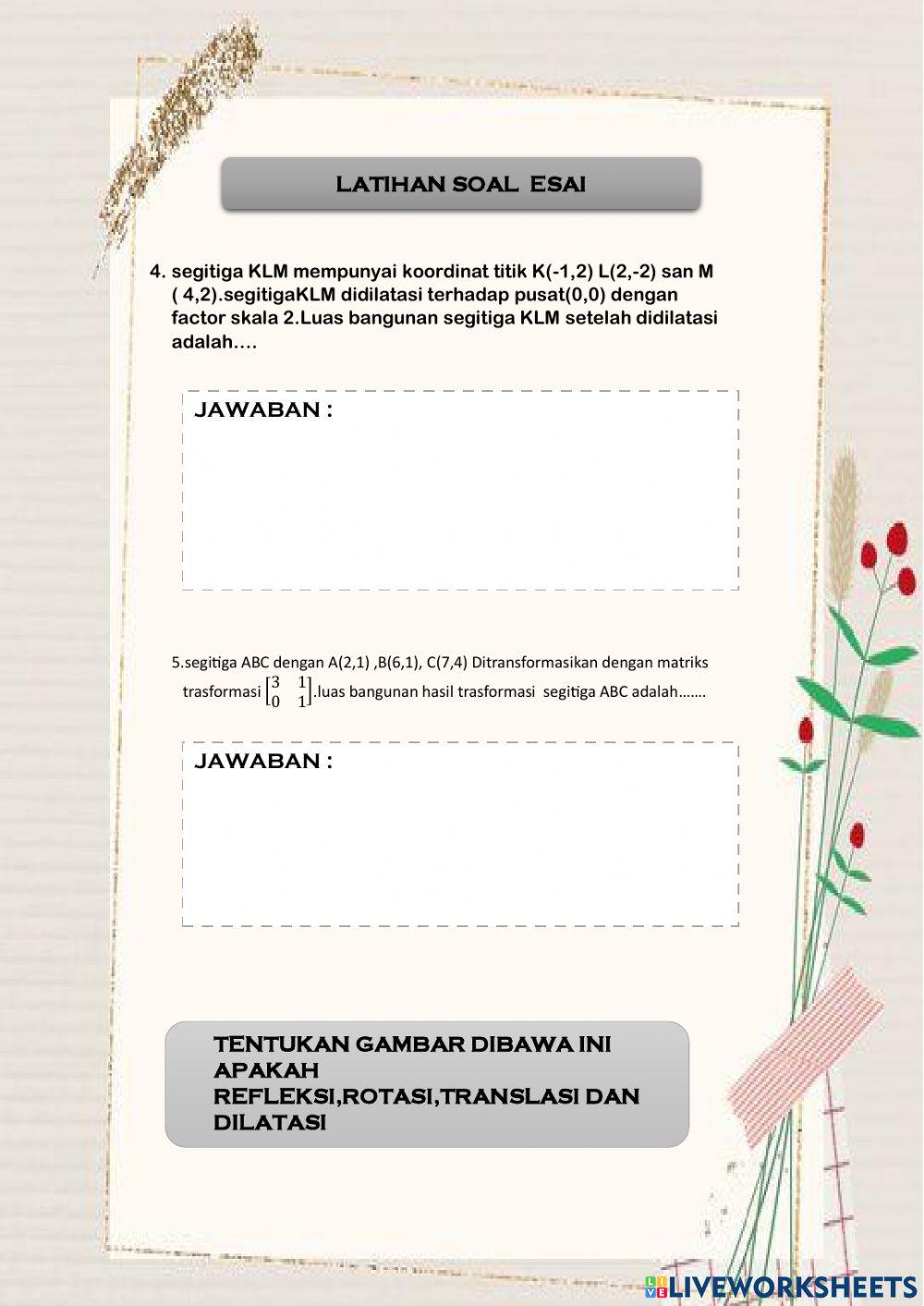 Transformasi geometri