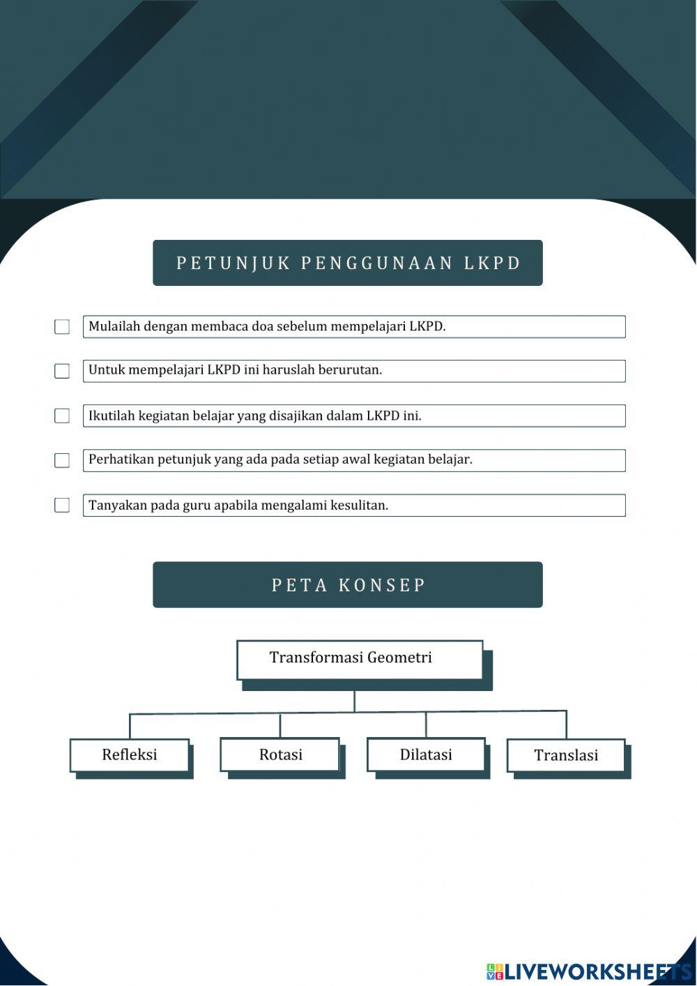 LKPD Etnomatematika Transformasi Geometri