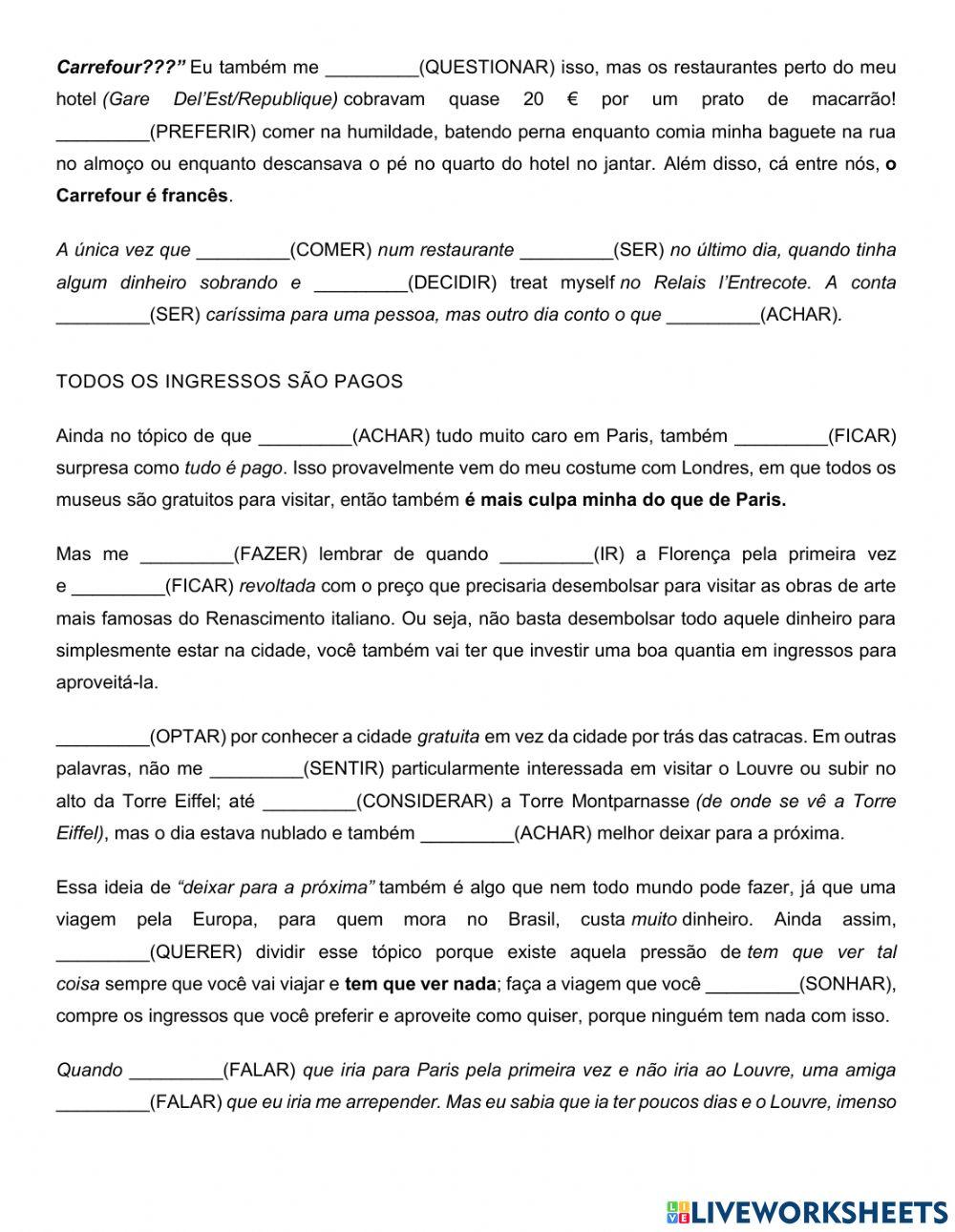 Minhas férias em paris