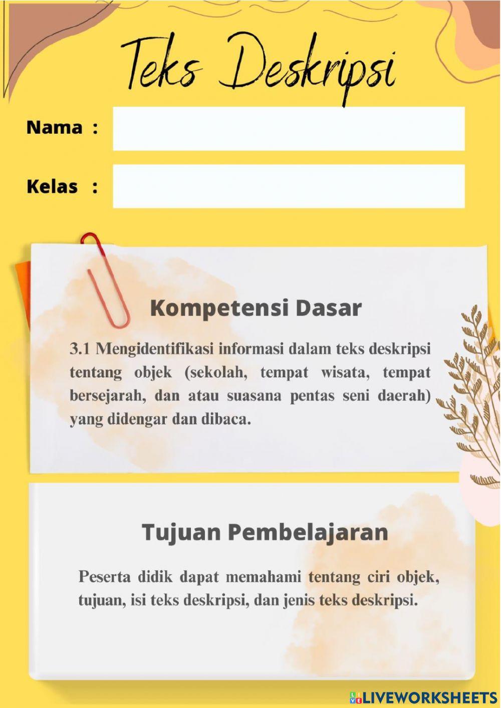 E-LKPD Bahasa Indonesia