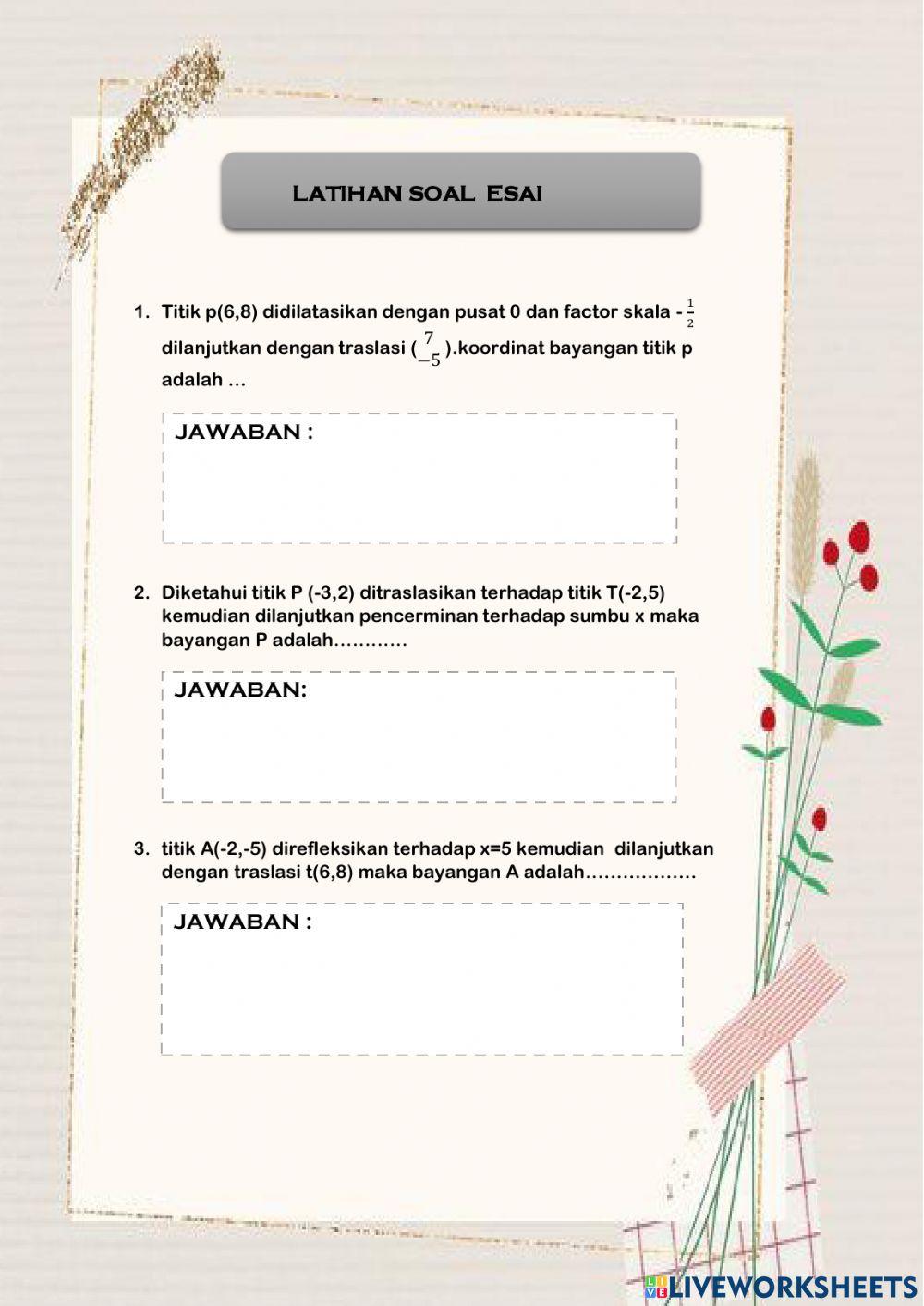 Lks trasformasi geometri