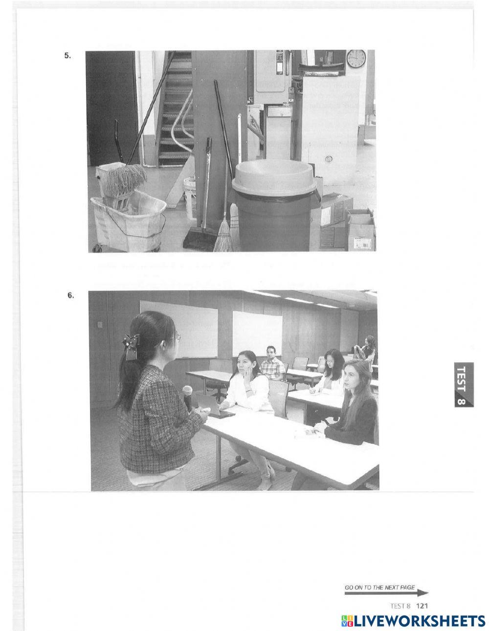 Listening test toeic