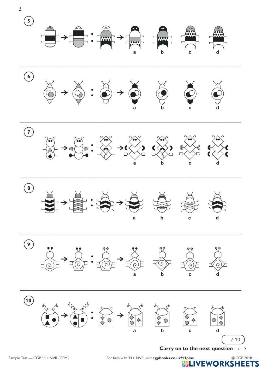 Non Verbal Reasoning