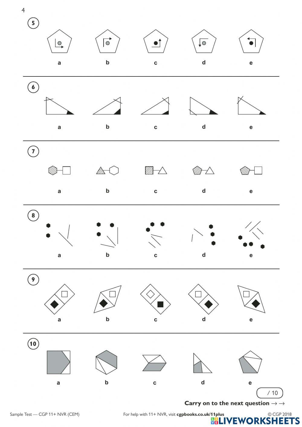 Non Verbal Reasoning