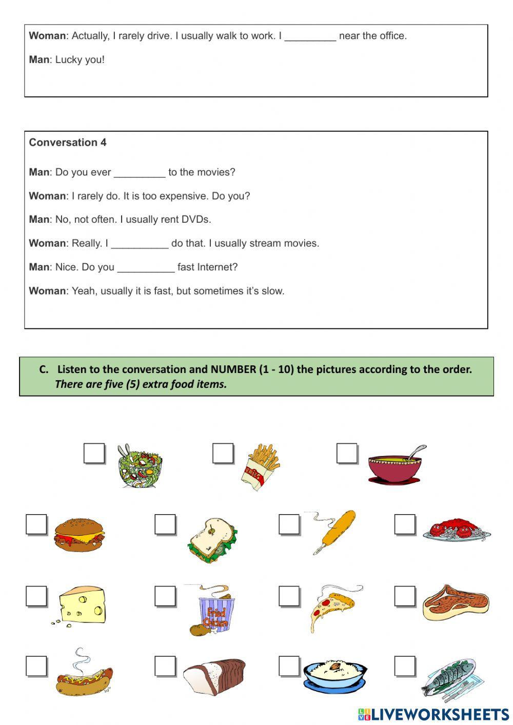 (SP)  OBSERVATION 3 - LISTENING SECTION - 7th GRADE - I SEMESTER