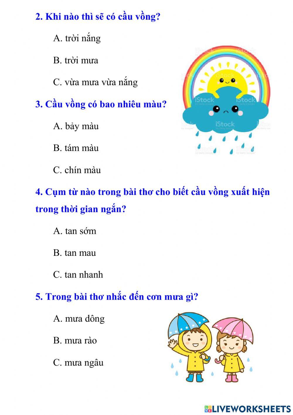 Tiếng Việt Hk2-Cầu vồng-Lớp1