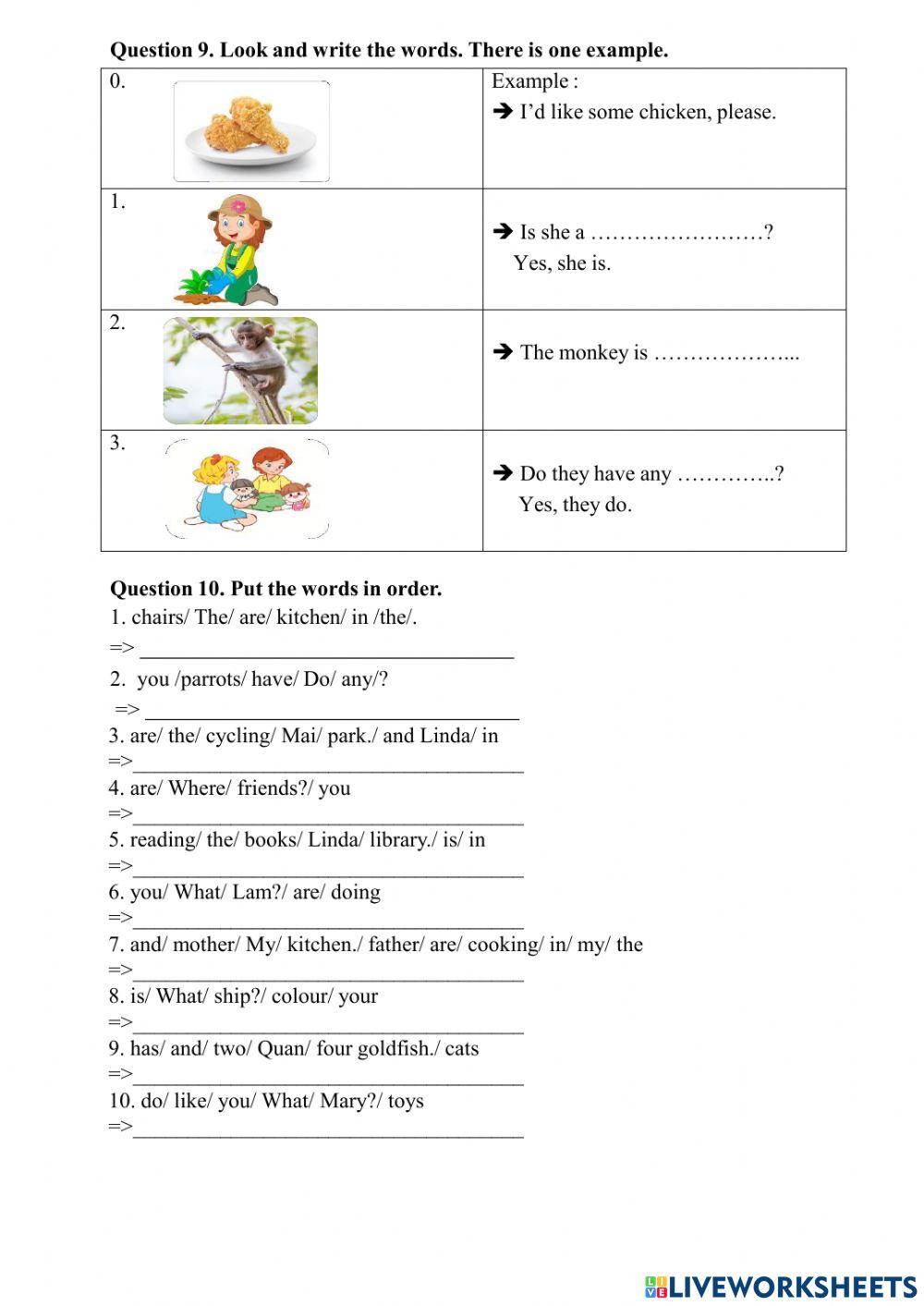 Second test grade 3 No4