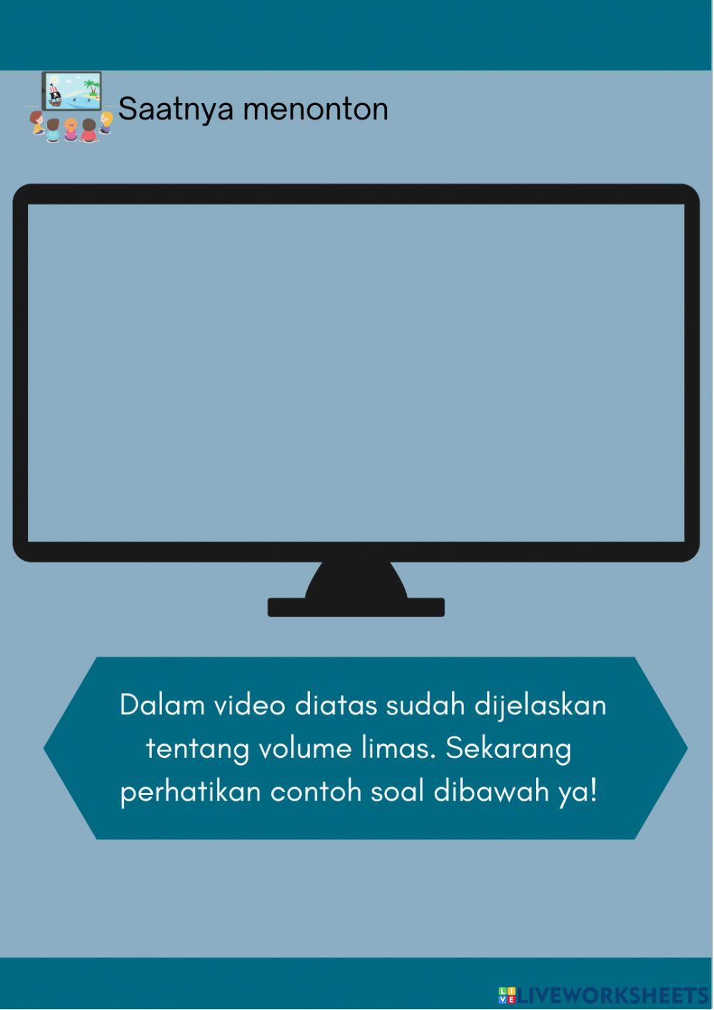 Media interaktif volume limas