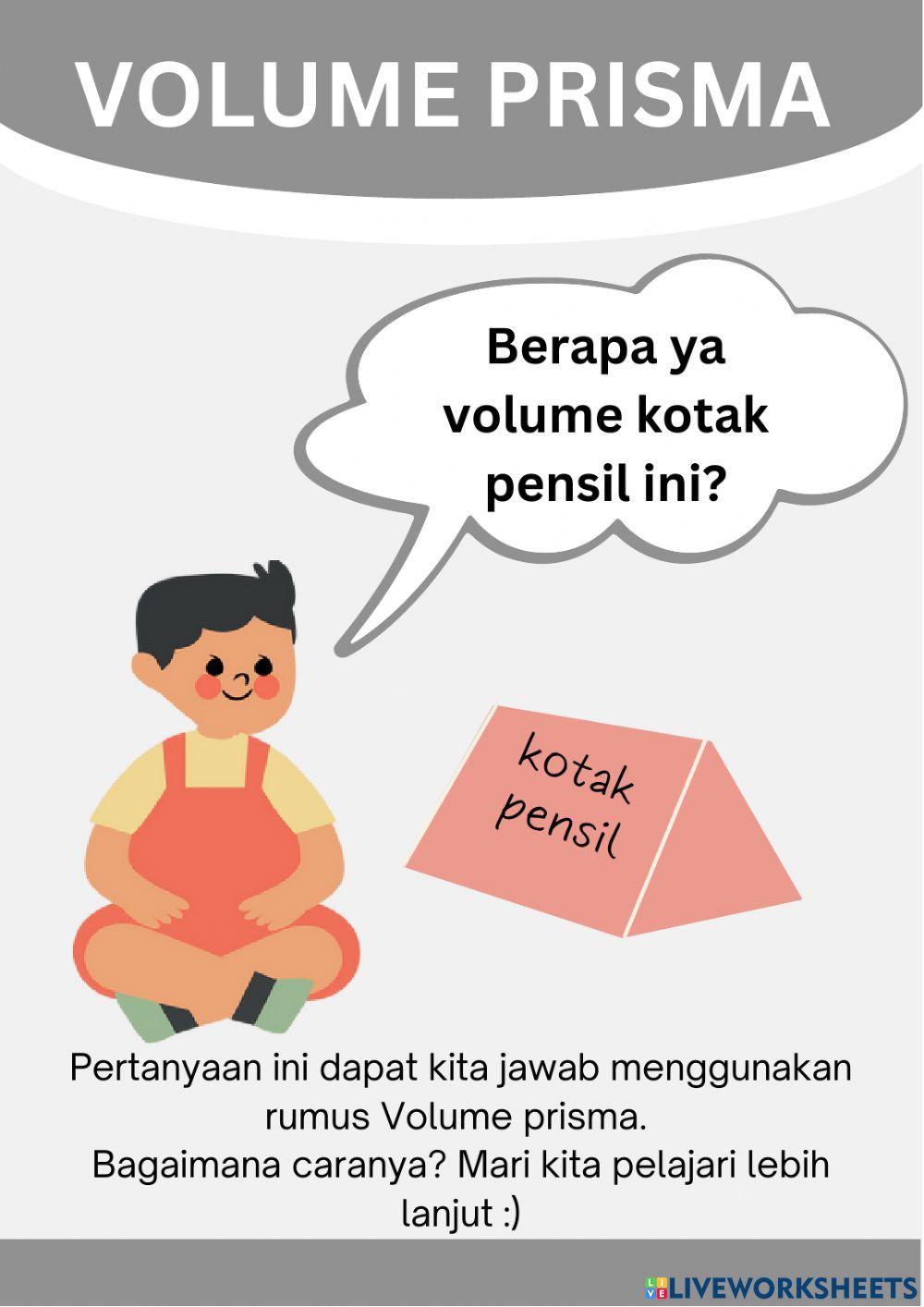 Media interaktif volume prisma