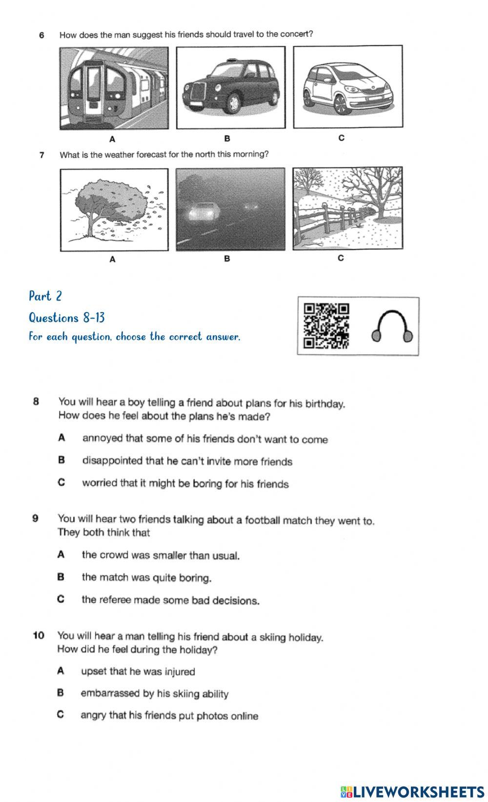 Pet for Schools Listening