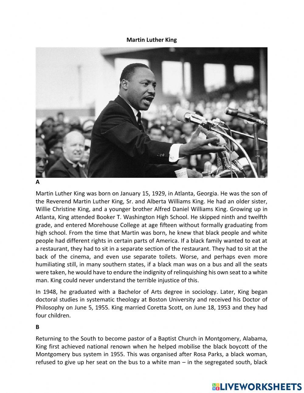 TRS6 - sociology (2) - martin luther king