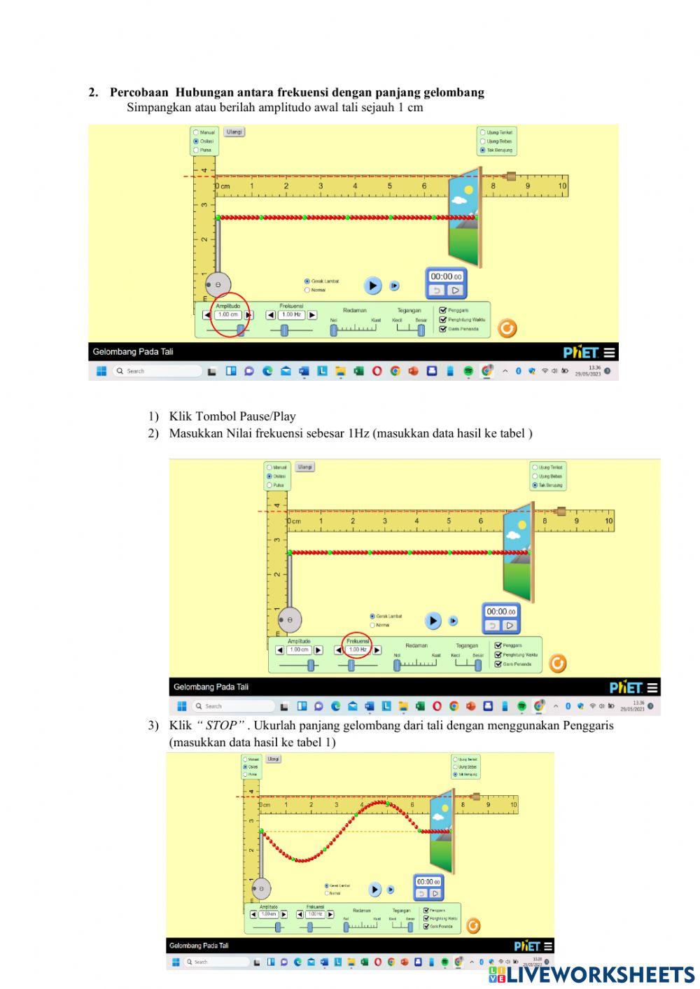 Hubungan frekuensi dengan panjang gelombang