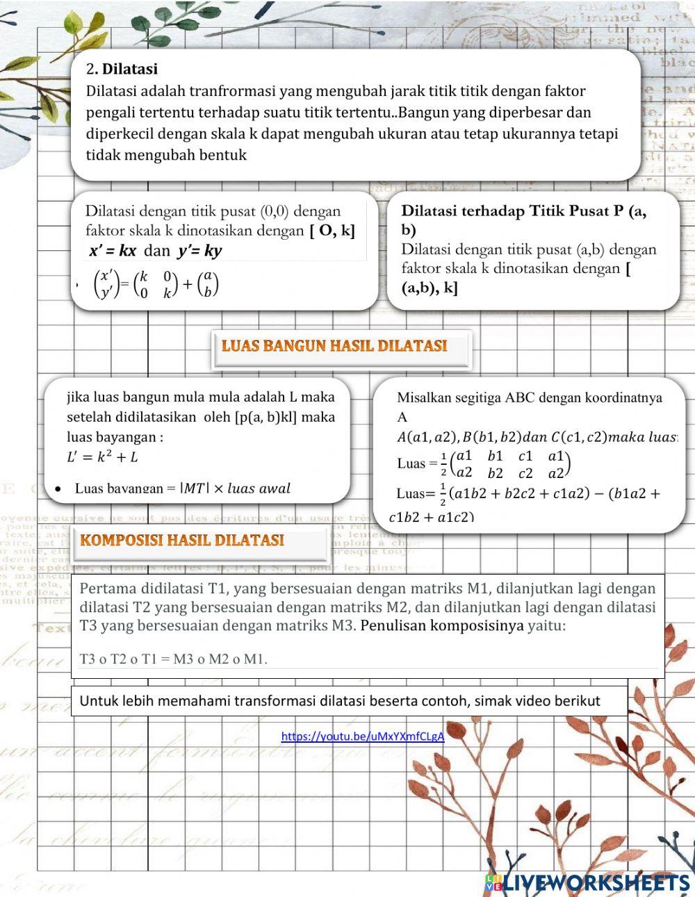 Transformasi Geometri