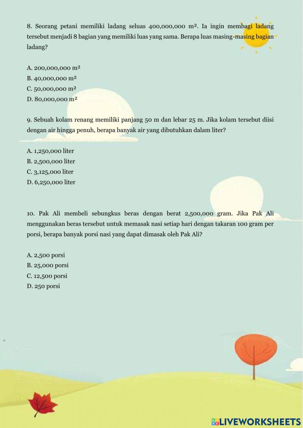 Matematika bilangan cacah