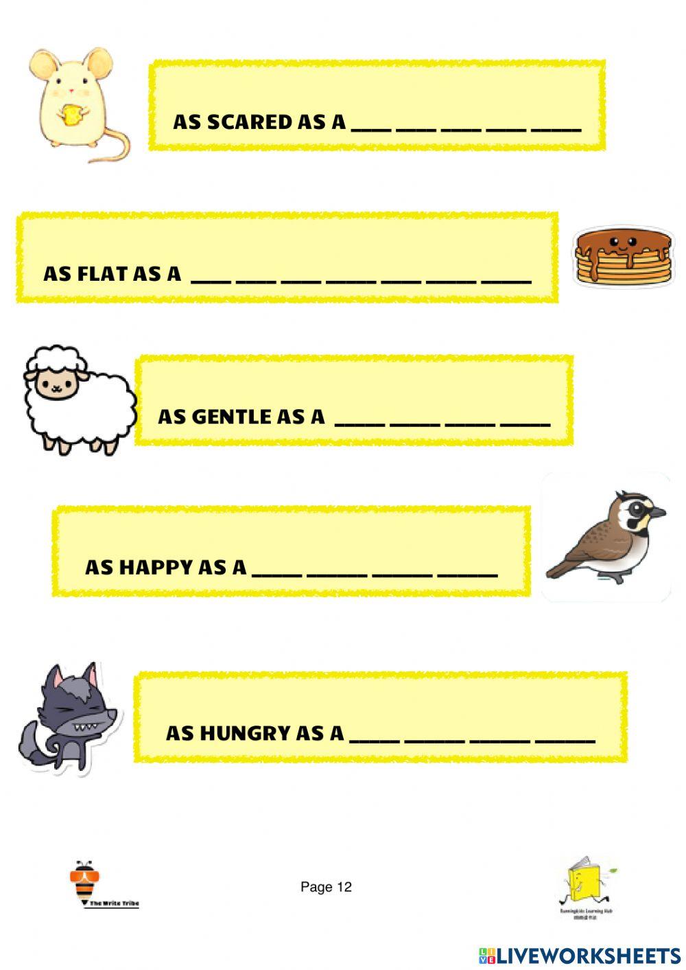 P1-2 day 1 similes part 2