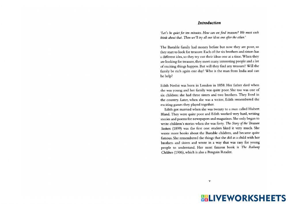 The story of treasure seekers