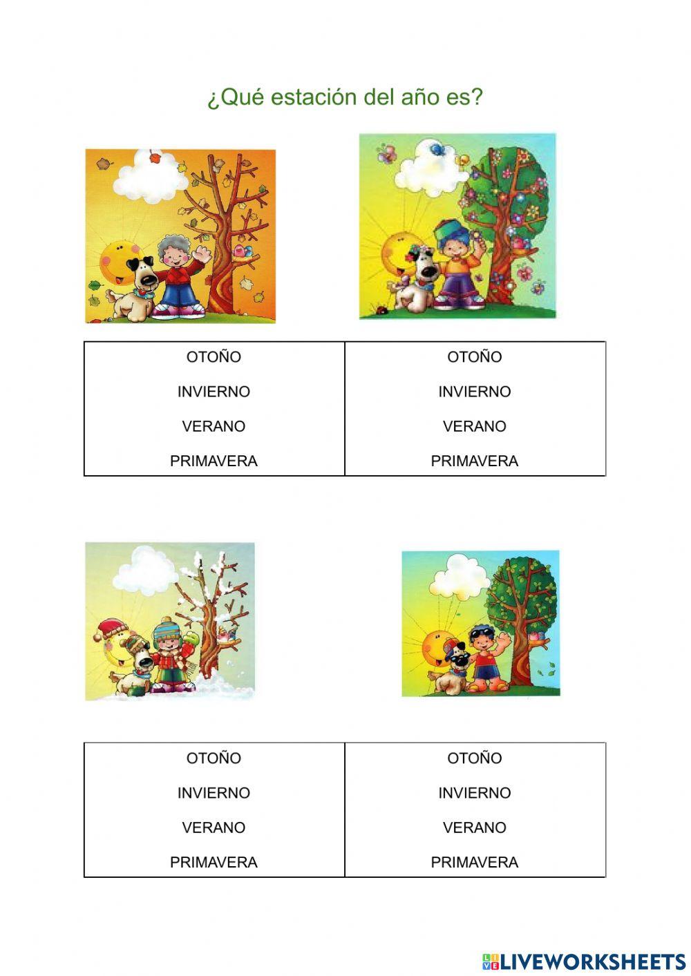 ¿Qué estación del año es?