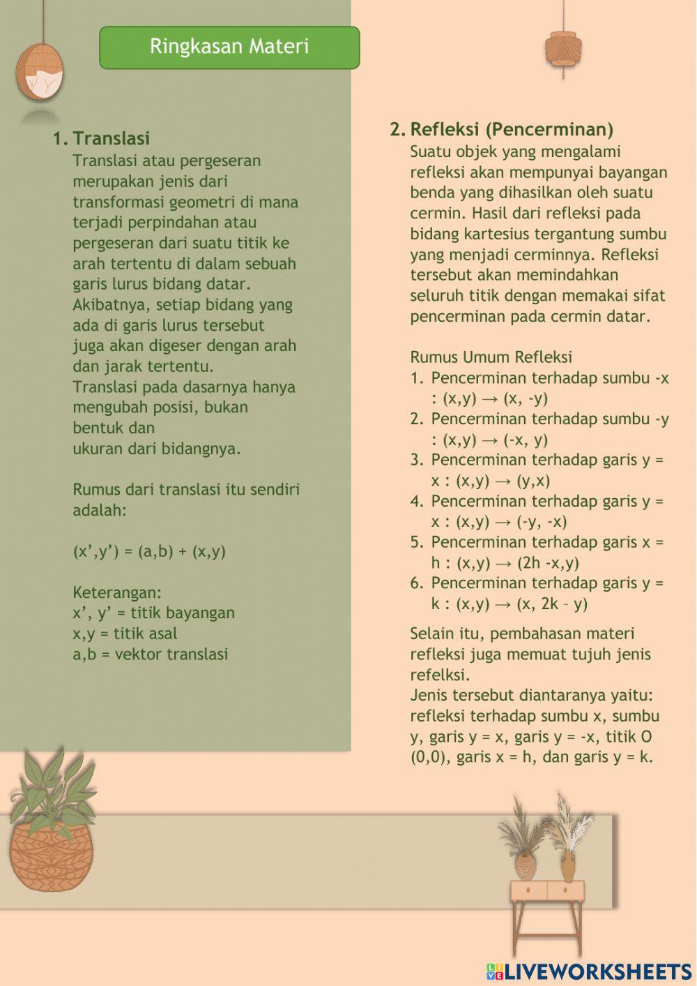 Transformasi Geometri