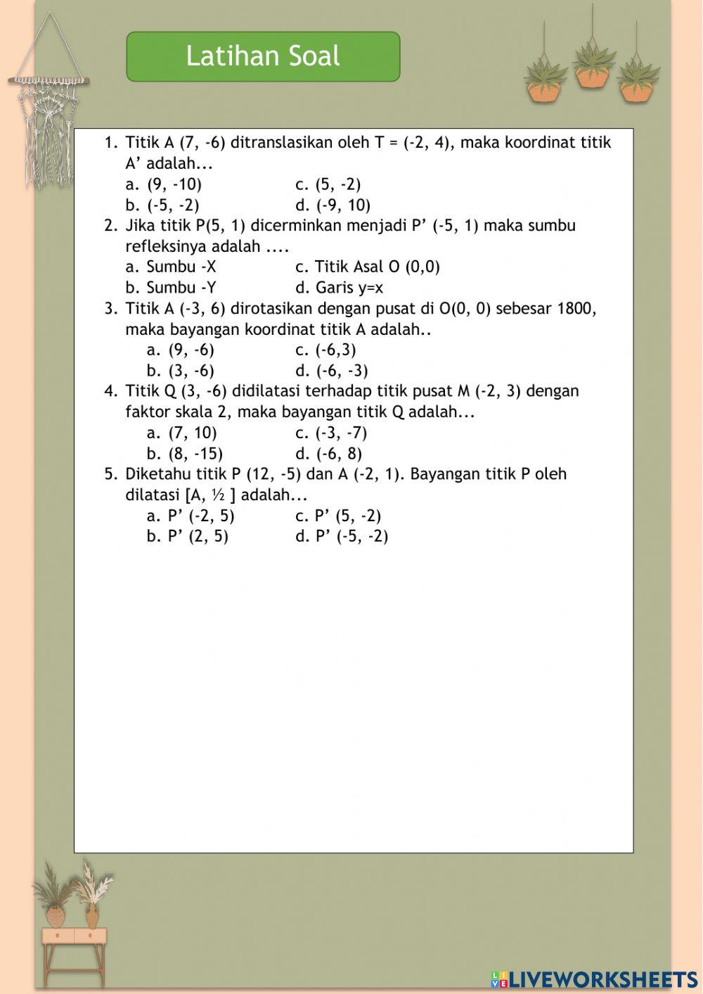 Transformasi Geometri