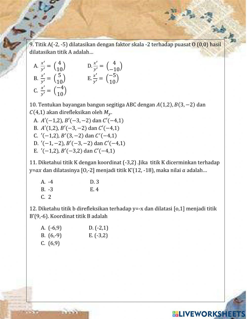 Transformasi Geometri
