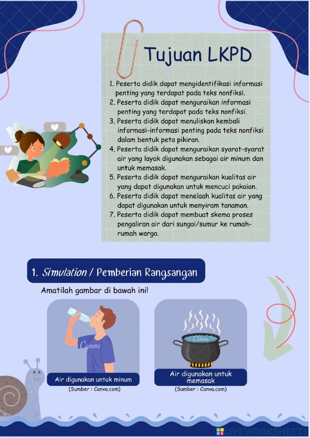LKPD Tematik Terpadu Kelas 5 Tema 8 Subtema 3 Pb 1