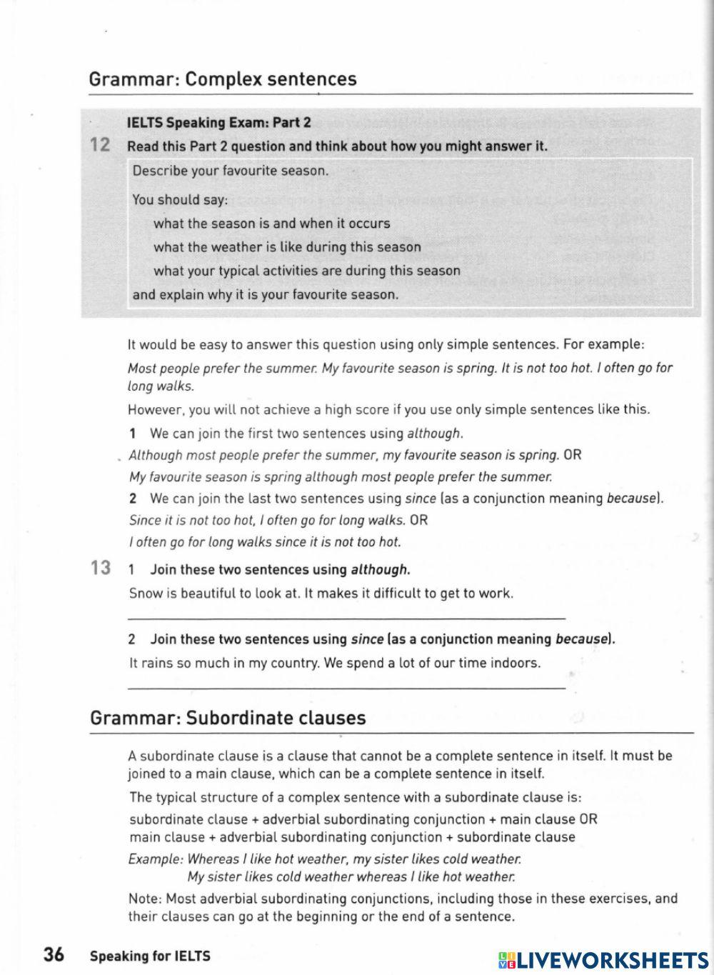 Ielts speaking unit 4