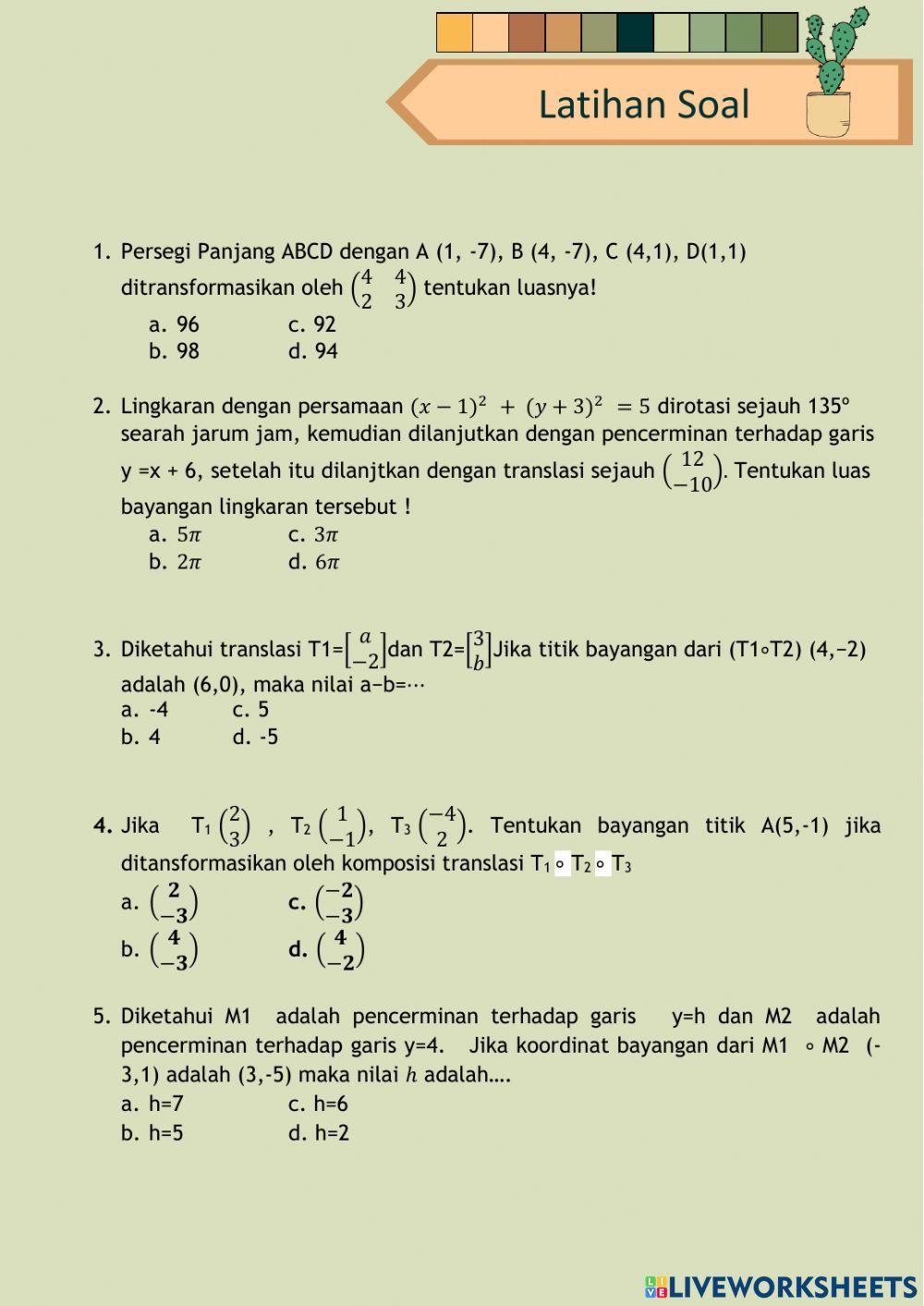 Transformasi geometri