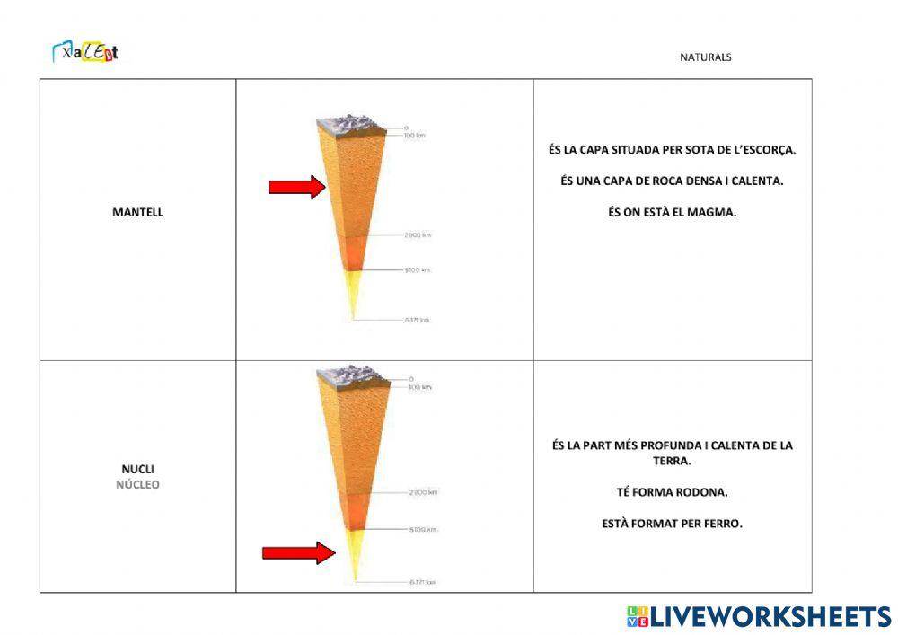Glossari capes de la Terra