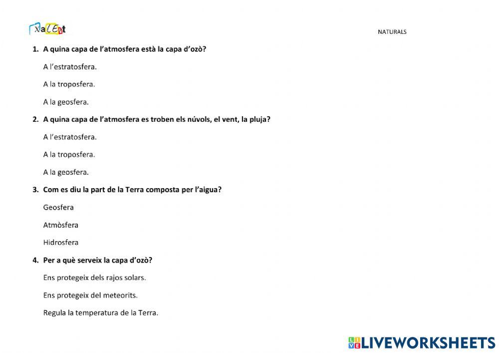 Glossari capes de la Terra