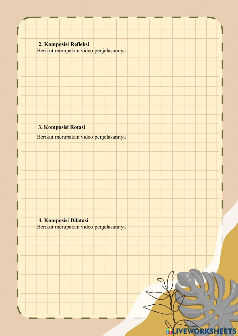Lkpd Komposisi dua transormasi