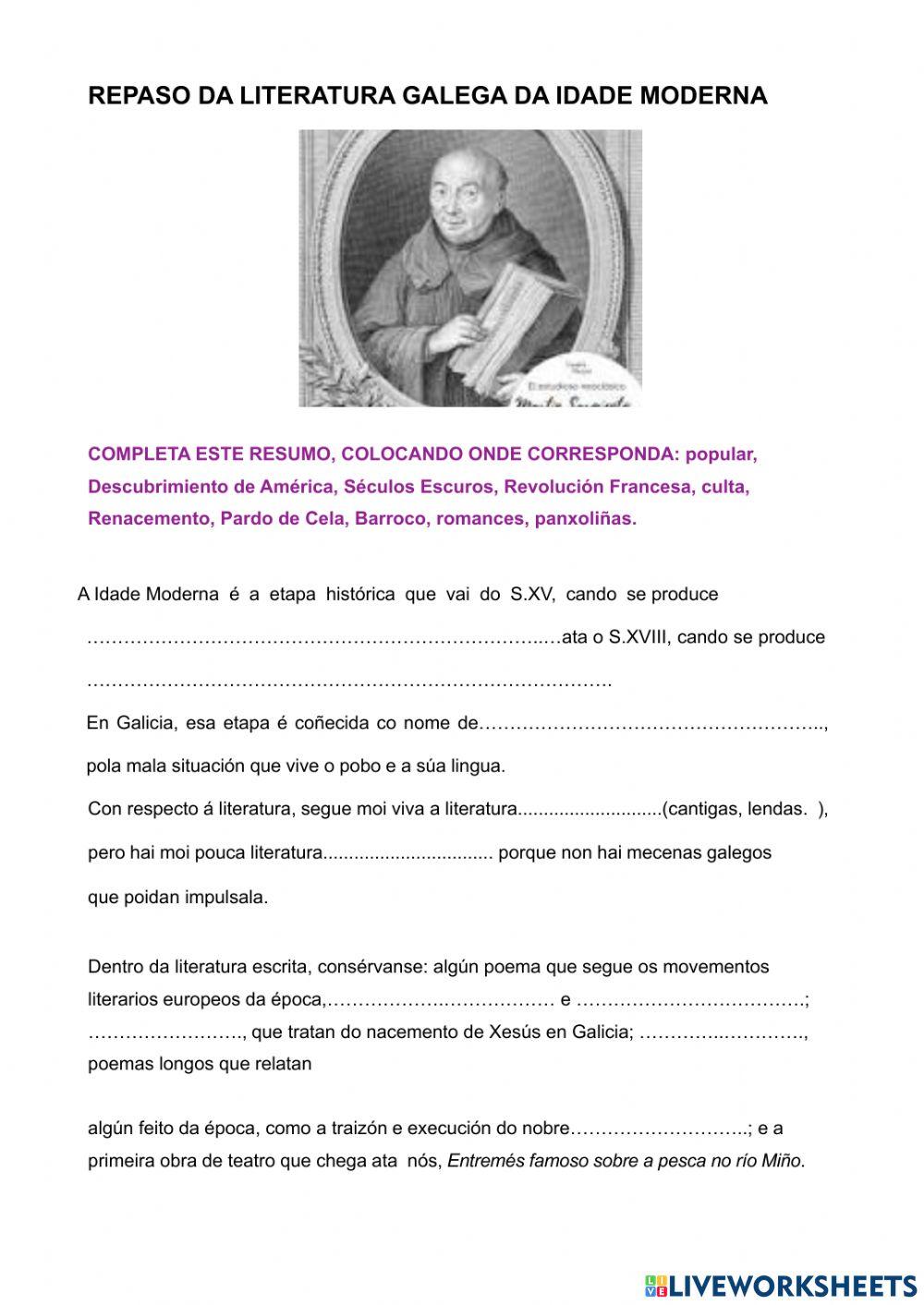 Literatura galega da idade moderna