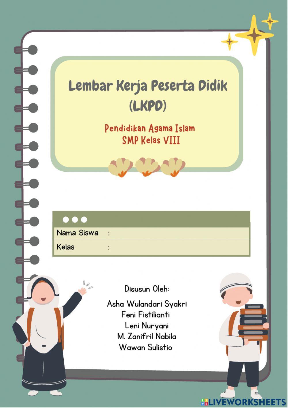 LKPD Makanan dan Minuman halal dan Haram