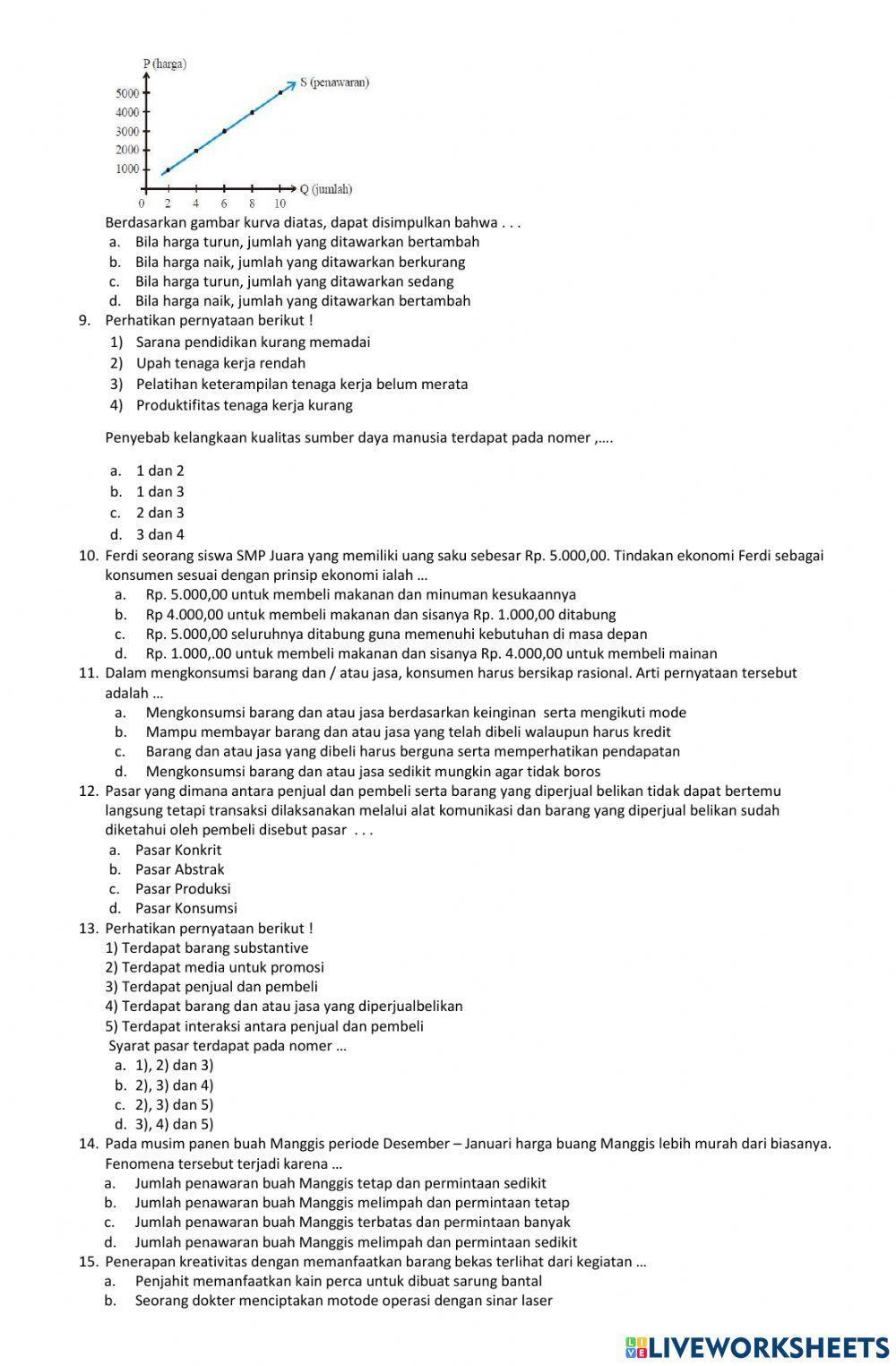 Ips online exercise for 7 | Live Worksheets