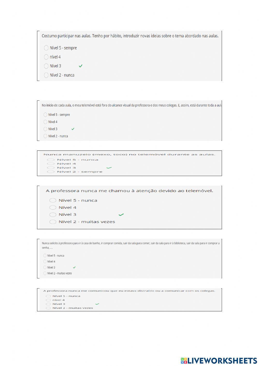 Compromisso com a Aprendizagem e Autoavaliação