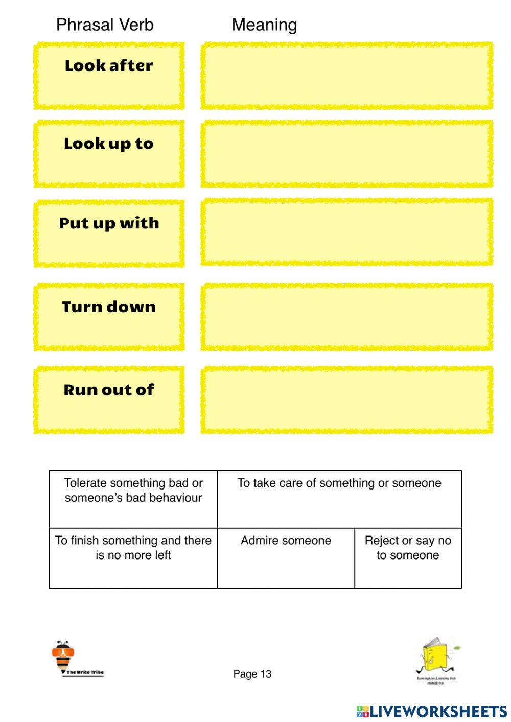 P1-2 day 1 phrasal verbs part 2